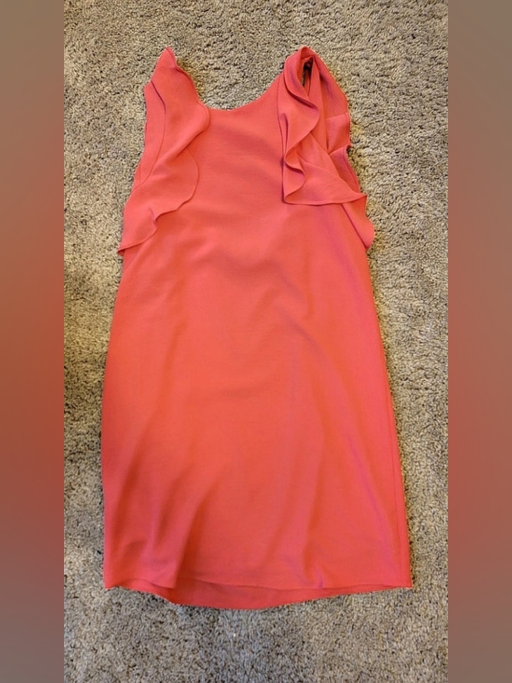 Naked Zebra Pink Sheath Mini Dress With Tie Back in Size Small Like New